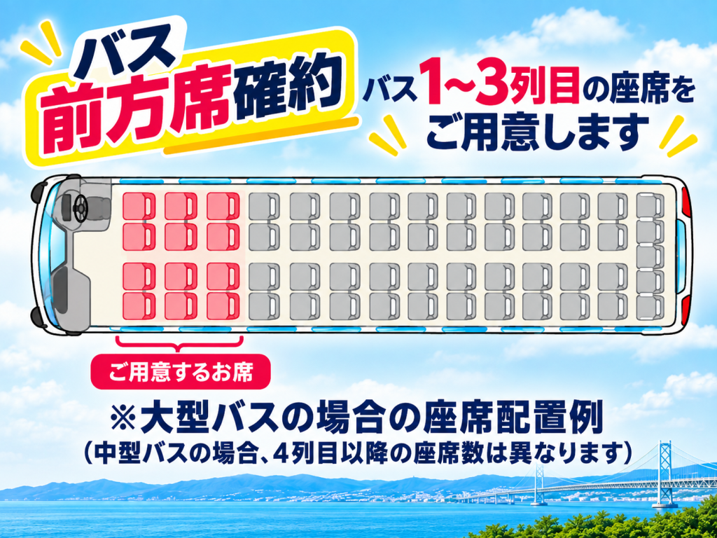 【前方席確約】大阪梅田出発「大塚国際美術館」入館券付日帰りバスツアーのイメージ